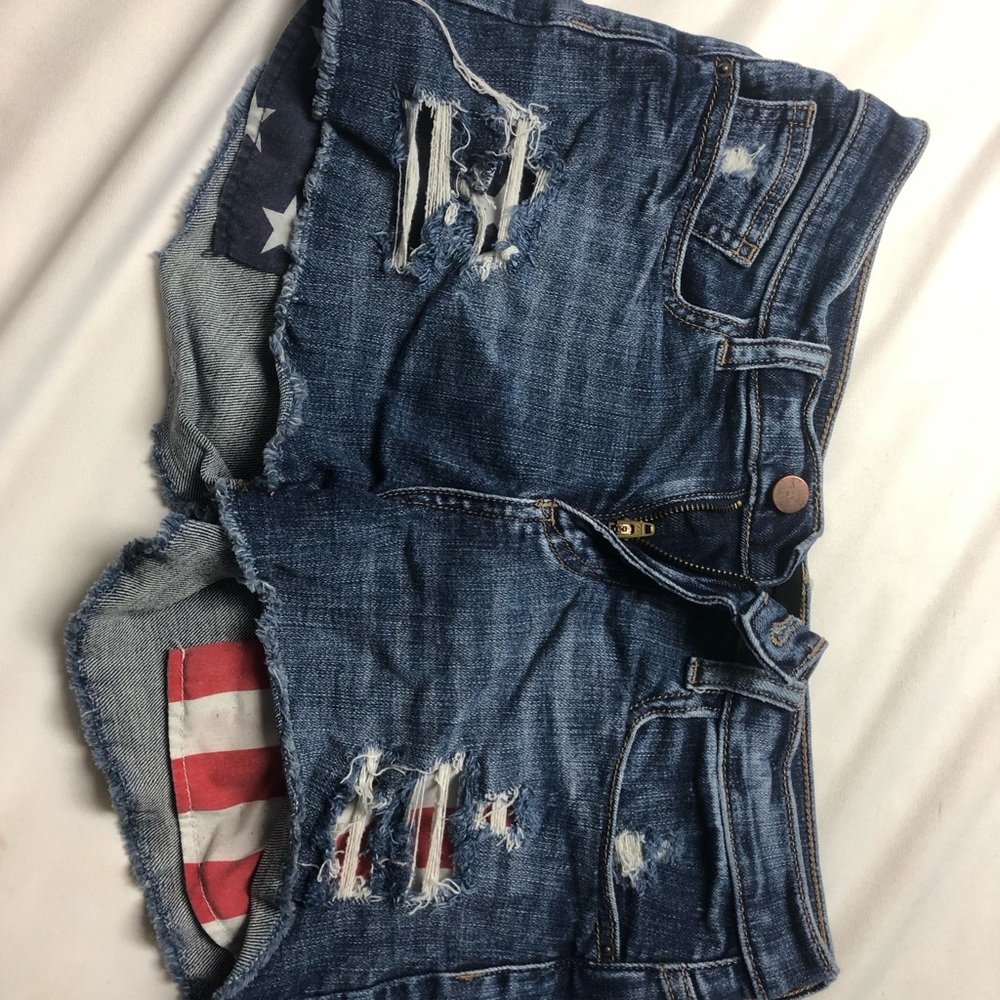 American Flag Shorts from Francesca